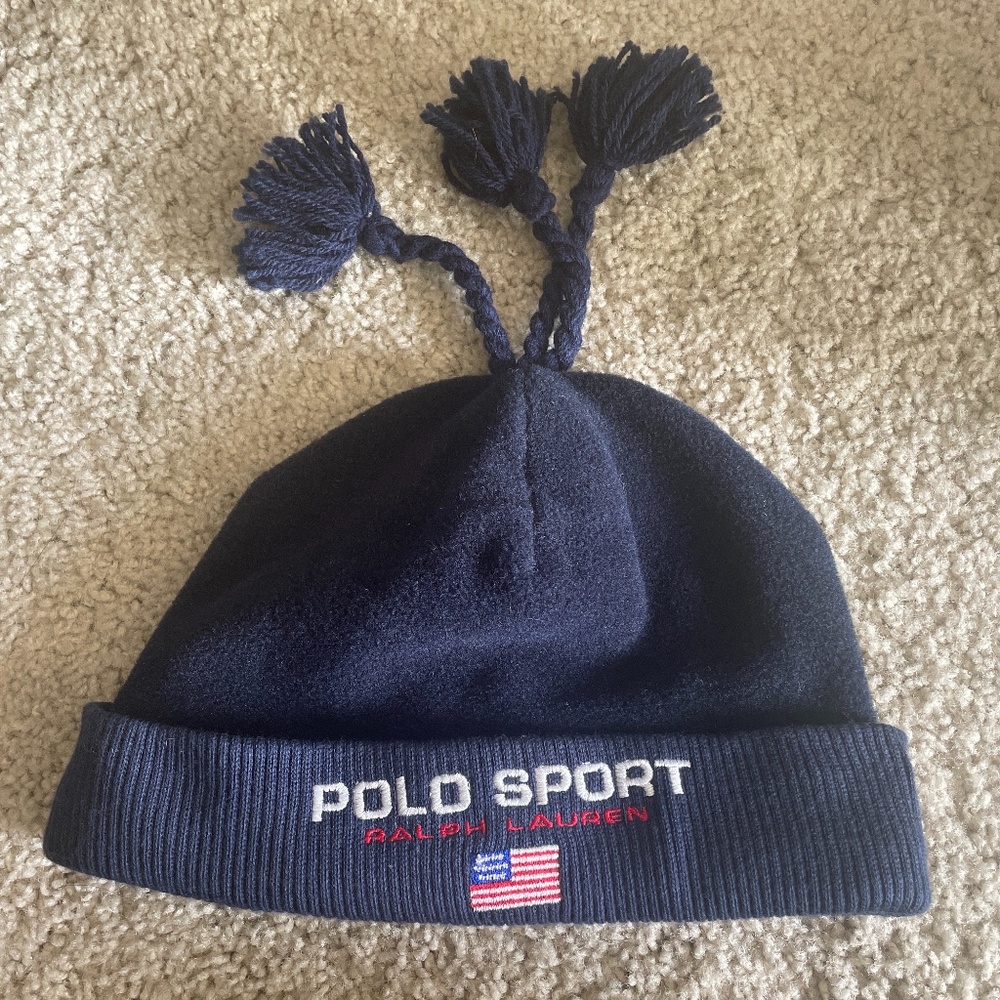 Vintage Polo Sport Ralph Lauren Beanie NWT